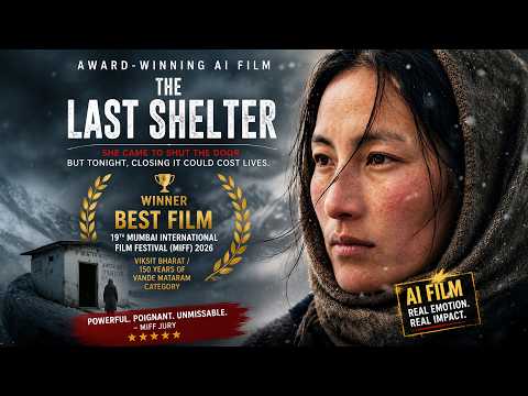 A still from The Last Shelter, an AI film on Bollywood.AI